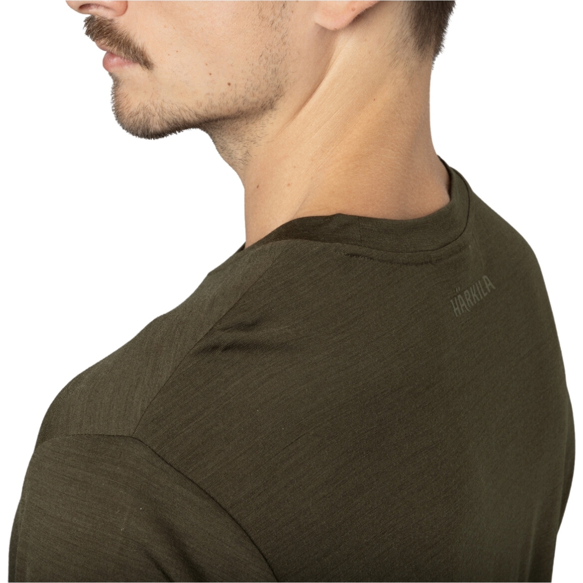 Harkila Mens Base All Season Short Sleeve T-Shirt 10042 - Willow Green